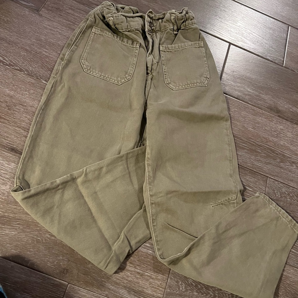 Baggy paperbag jeans